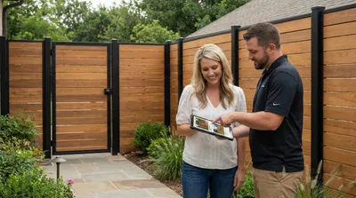 Custom fence design in Tulsa