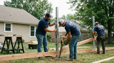 Professional fence installation in Tulsa
